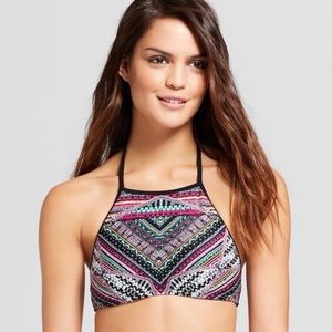 Mossimo Tribal Print Halter Bikini Top